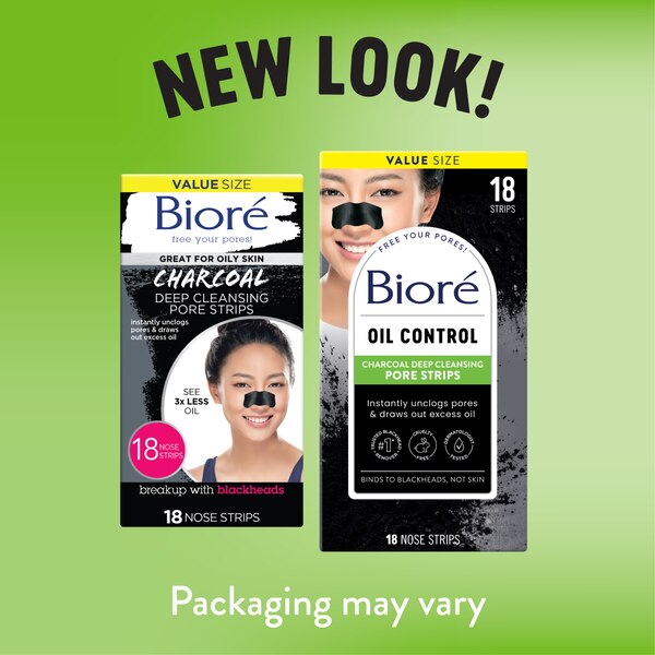 Biore Value Size Deep Cleansing Charcoal Pore Strips
