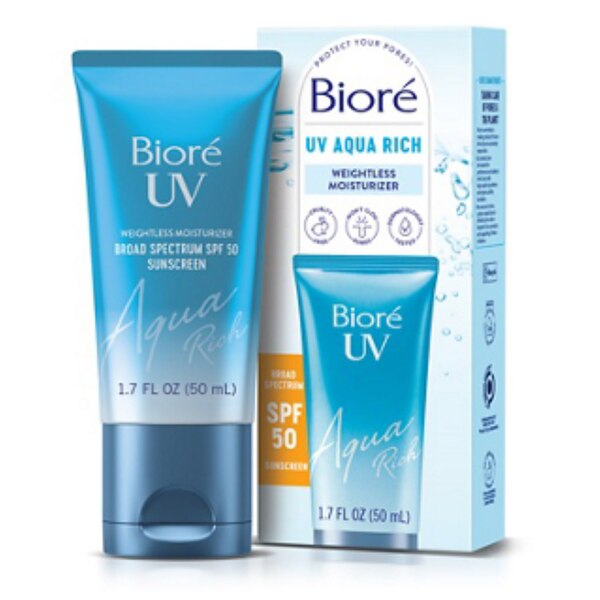 Biore UV Aqua Riche Broad Spectrum SPF 50 Weightless Moisturizer
