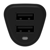Griffin PowerJolt Dual Universal USB-A 12W Car Charger - Black. Lifetime Warranty., thumbnail image