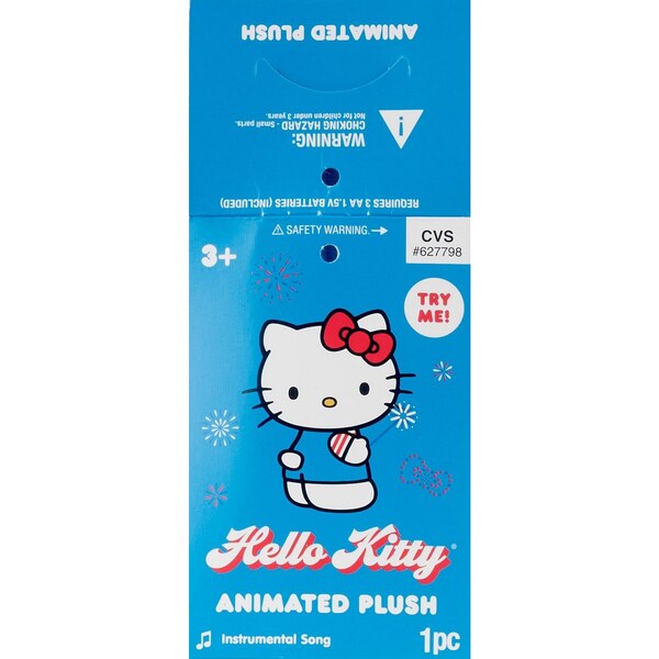 Hello Kitty Americana Animated Plush Side Stepper