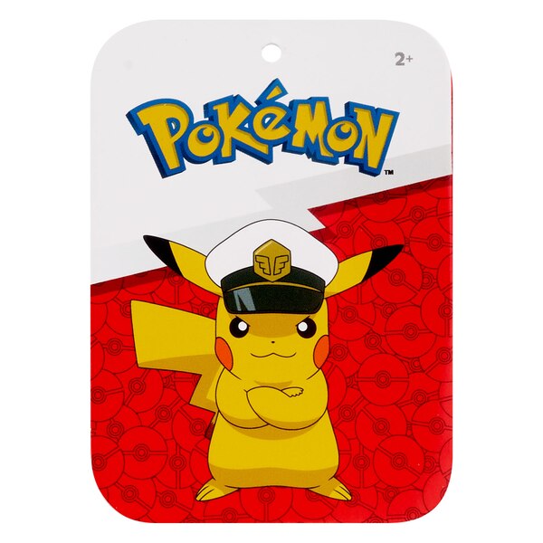 Pokémon Captain Pikachu Plush, 8 in