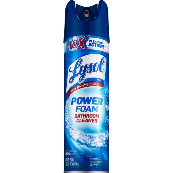 Lysol Power Foam Aerosol Bathroom Cleaner