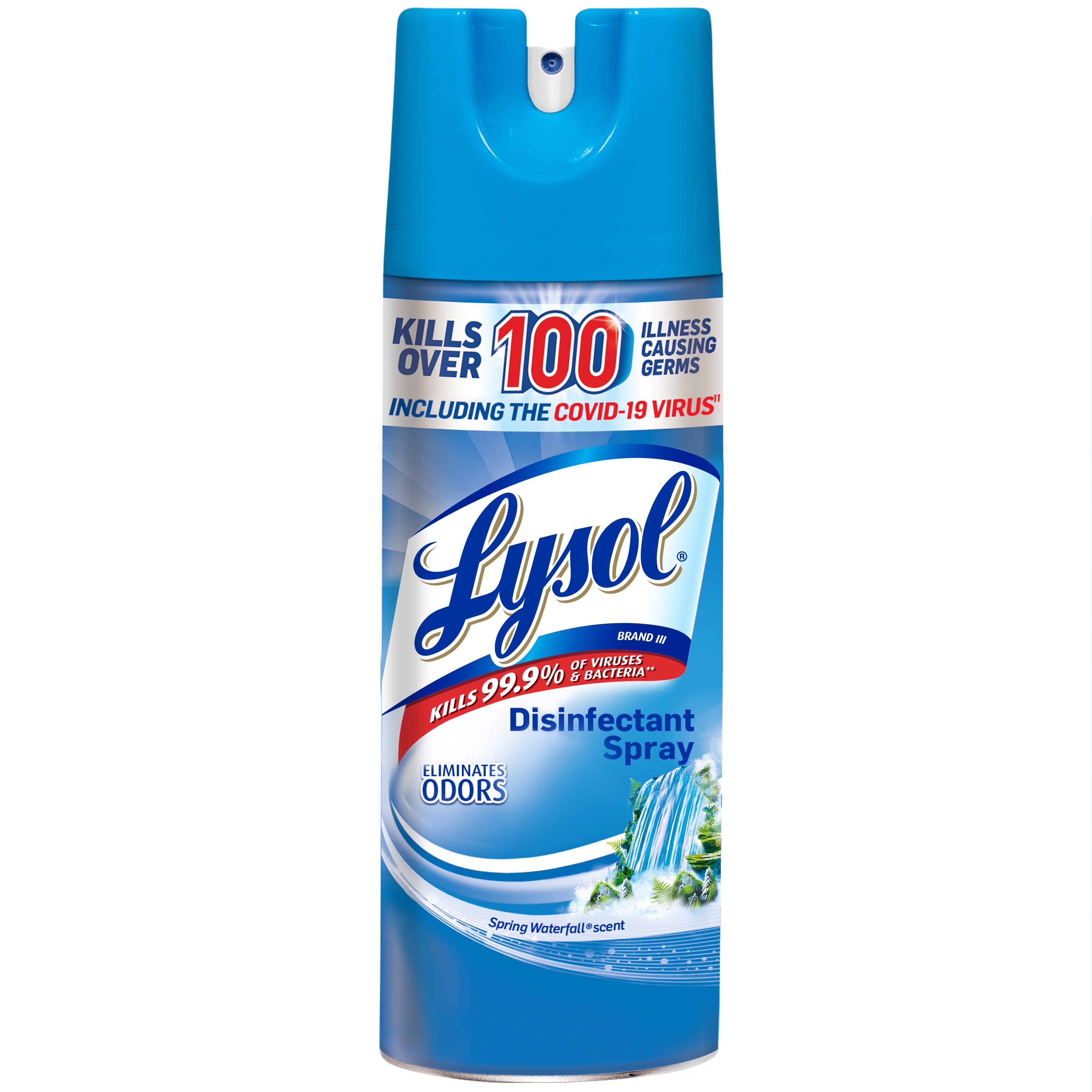 Lysol - Desinfectante en spray, Spring Waterfall, 12.5 oz