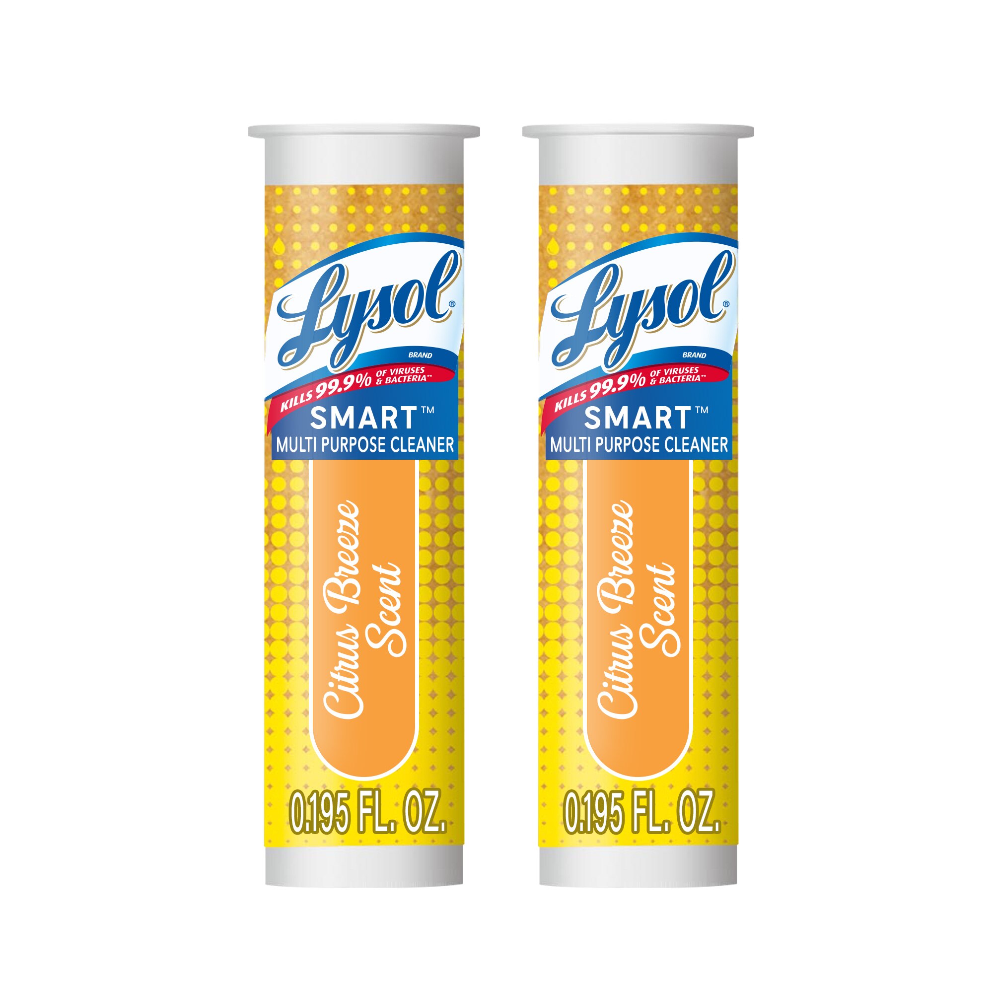 Lysol SMART Multi-Purpose Cleaner Refill Pack, Citrus Breeze Scent, 2 CT