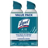 Lysol 2-Pack Air Sanitizer, Simple Fresh Scent, 10 oz, thumbnail image