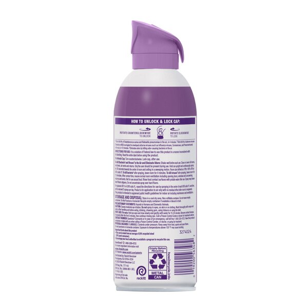 Lysol Air Sanitizer, Lavender Sky Scent, 10 oz