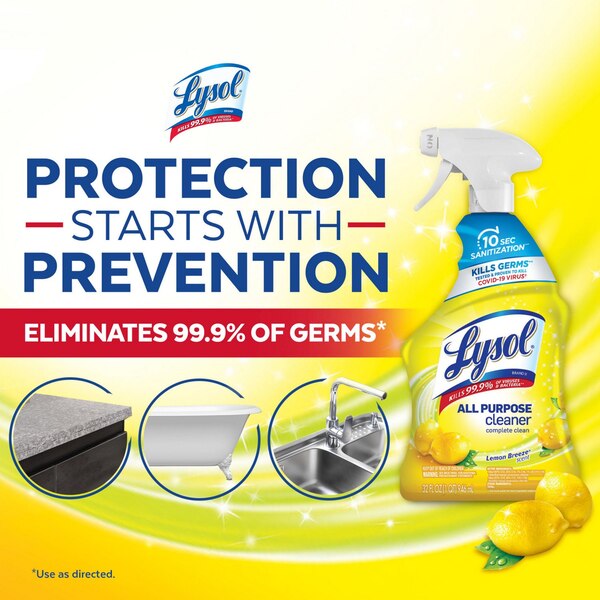 Lysol All Purpose Cleaner, Lemon Breeze, 32 oz