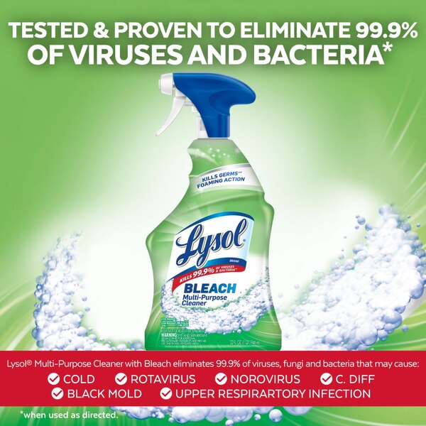 Lysol All Purpose Cleaner with Bleach, 32 oz