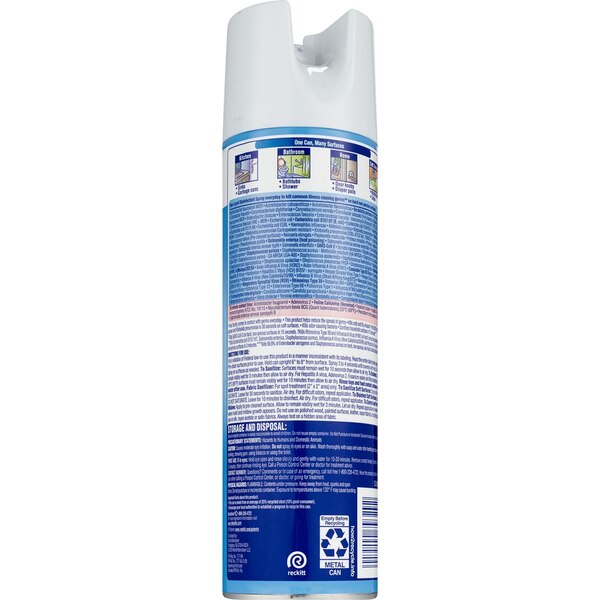Lysol Disinfectant Spray, Crisp Linen, 19 OZ