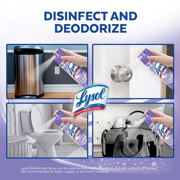 Lysol Disinfectant Spray, Early Morning Breeze Scent, 19 oz