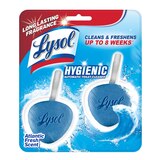 Lysol Hygienic Automatic Toilet Bowl Cleaner, Atlantic Fresh, 2 CT, thumbnail image