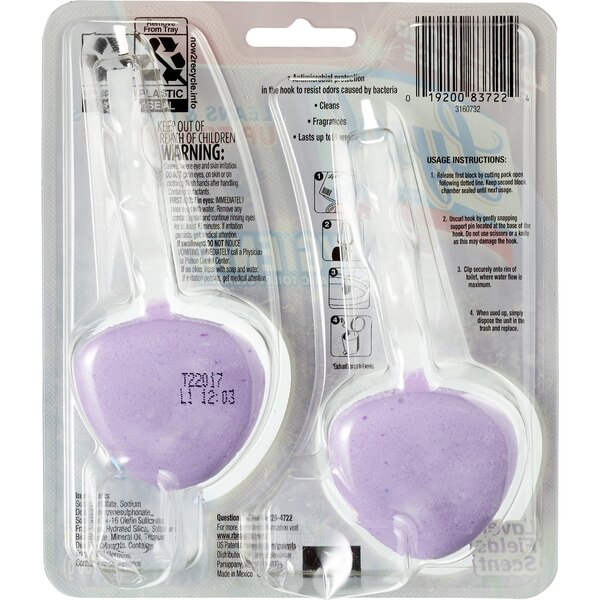Lysol No Mess Auto Toilet Bowl Cleaner, Lavender, 2 ct