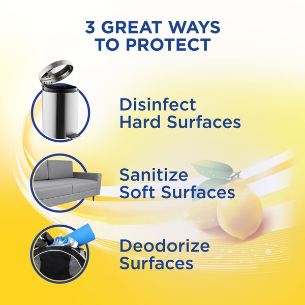 Lysol Disinfectant Spray, Lemon Breeze, 12.5 oz