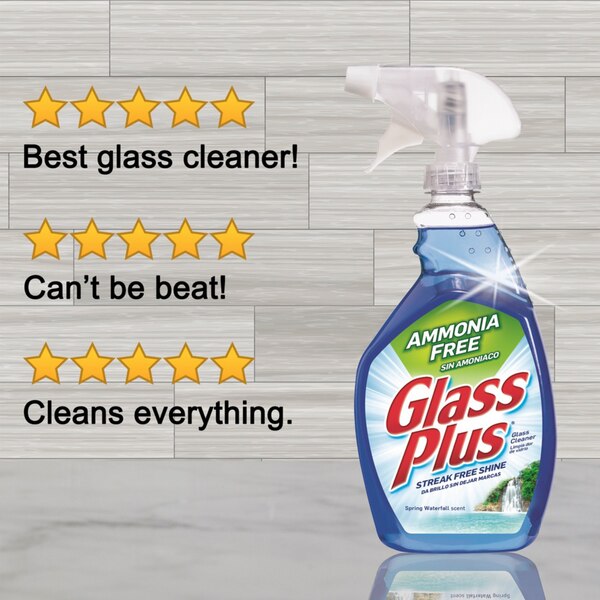 Glass Plus - Limpiavidrios, 32 oz