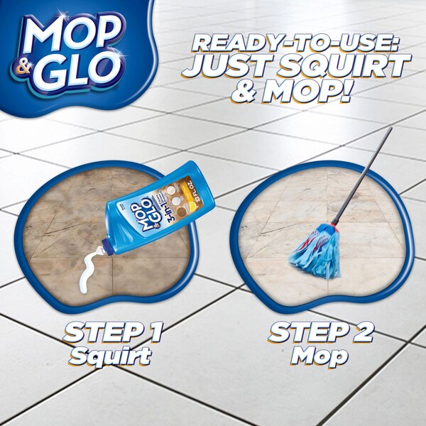 Mop & Glo 3-In-1 Floor Cleaner, Fresh Citrus, 32 oz