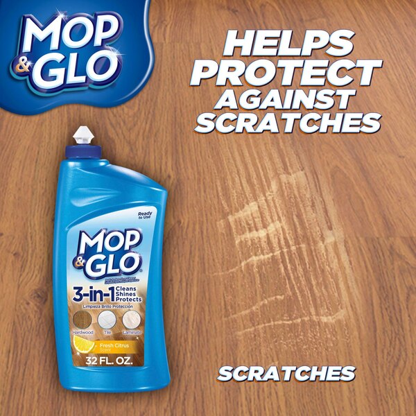 Mop & Glo 3-In-1 Floor Cleaner, Fresh Citrus, 32 oz