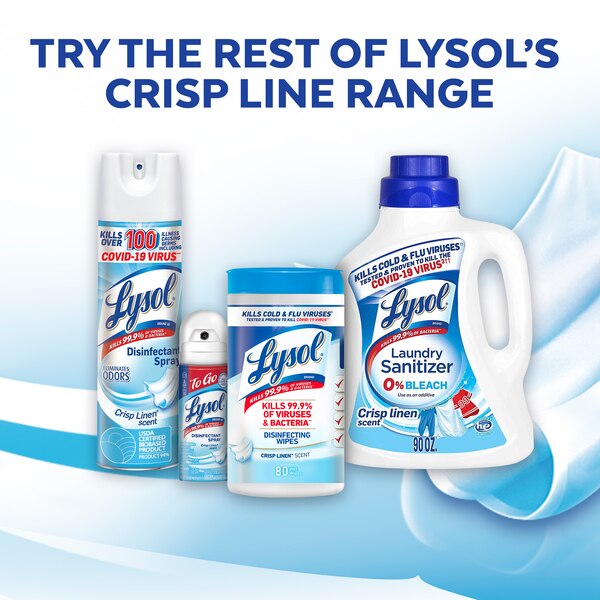 Lysol Disinfecting Wipes, Crisp Linen Scent