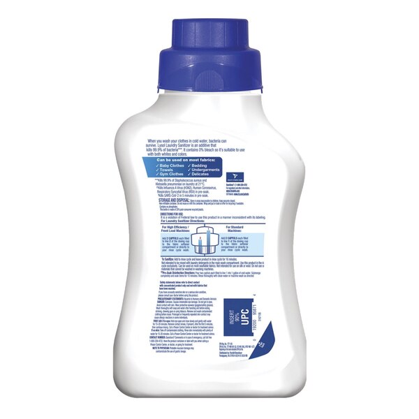 Lysol Laundry Sanitizer, Crisp Linen, 41 oz