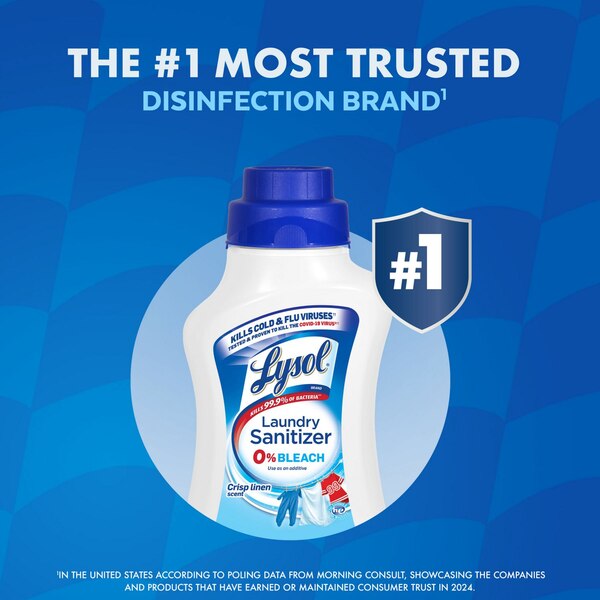 Lysol Laundry Sanitizer, Crisp Linen, 41 oz