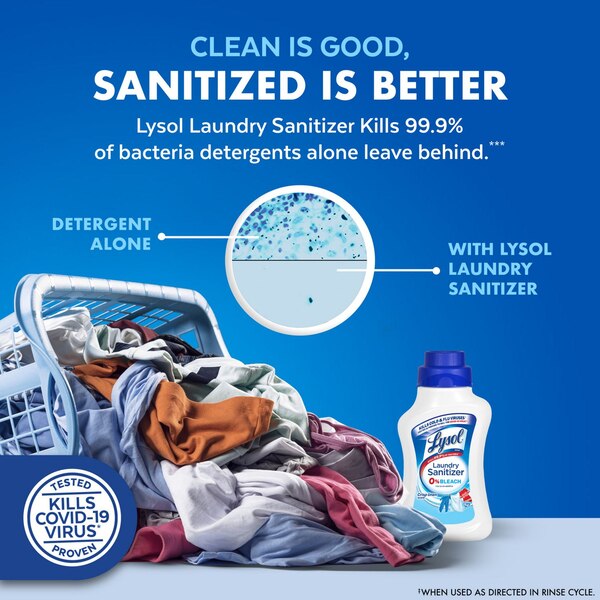 Lysol Laundry Sanitizer, Crisp Linen, 41 oz