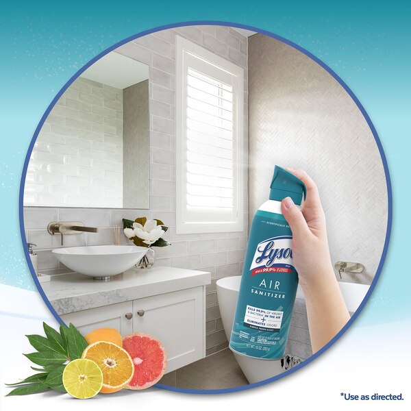 Lysol AIR Sanitizer, White Linen, 10 oz