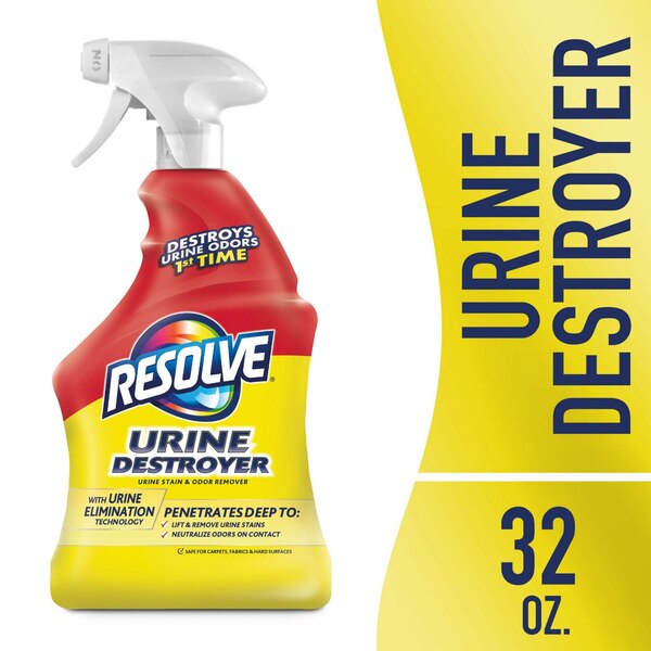 Resolve Urine Destroyer Stain & Odor Remover Spray, 32 oz