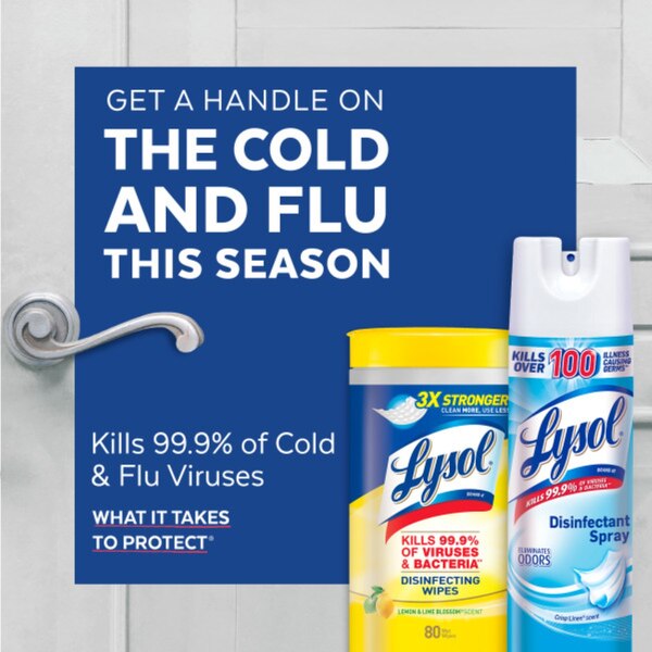 Lysol Disinfecting Wipes, Crisp Linen Scent