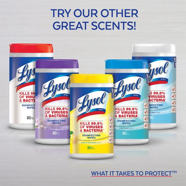 Lysol Disinfecting Wipes, Crisp Linen Scent
