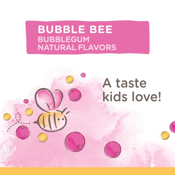 Burt's Bees Kids Fluoride-Free Toothpaste, Bubble Bee Bubblegum Natural Flavors, 4.7 OZ