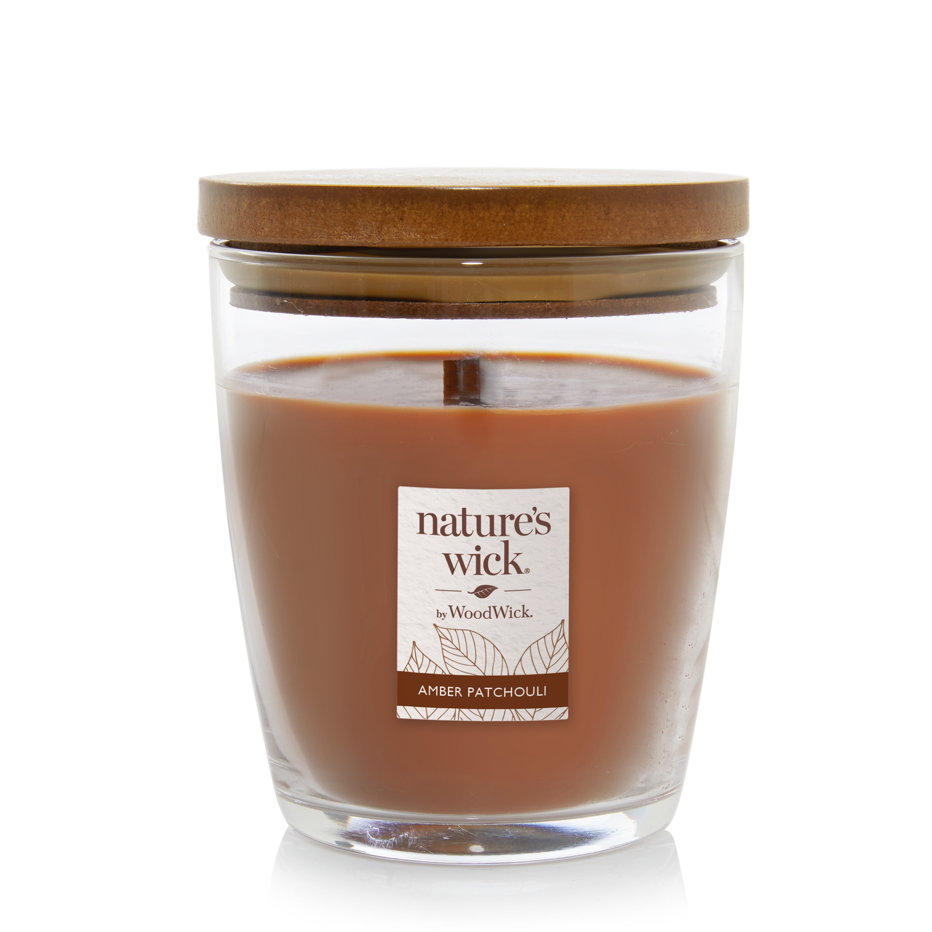 Nature's Wick Crackle Burning Jar Candle, 10 OZ