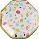 Amscan Party Impressions Plate, Rainbow, thumbnail image