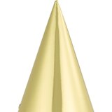 Amscan Party Impressions Cone Party Hats, Silver & Gold, thumbnail image