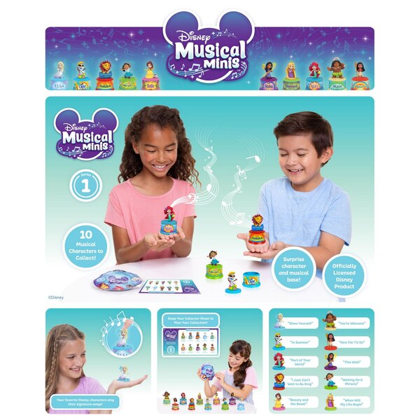 Disney Musical Minis Figure, Blind Capsule