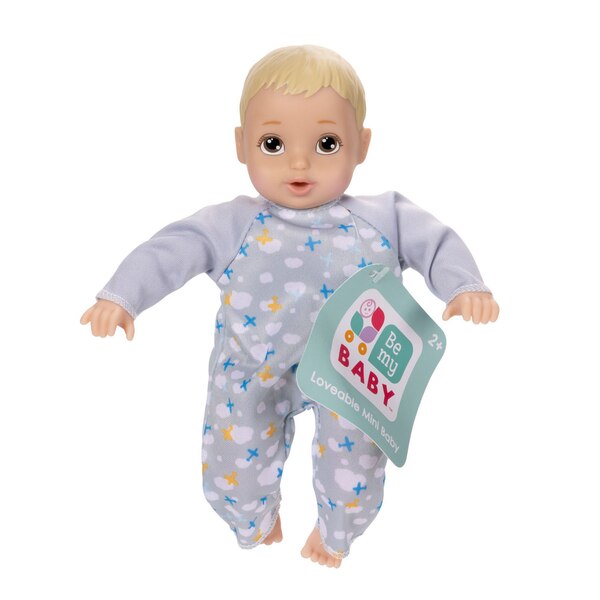 Be My Baby Loveable Mini Baby Doll, Assorted Styles, 8 in