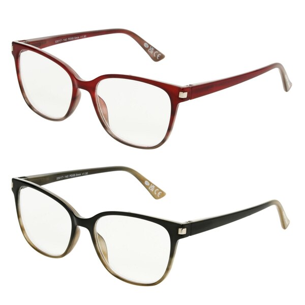 Foster Grant Reading Glasses, 2 Count