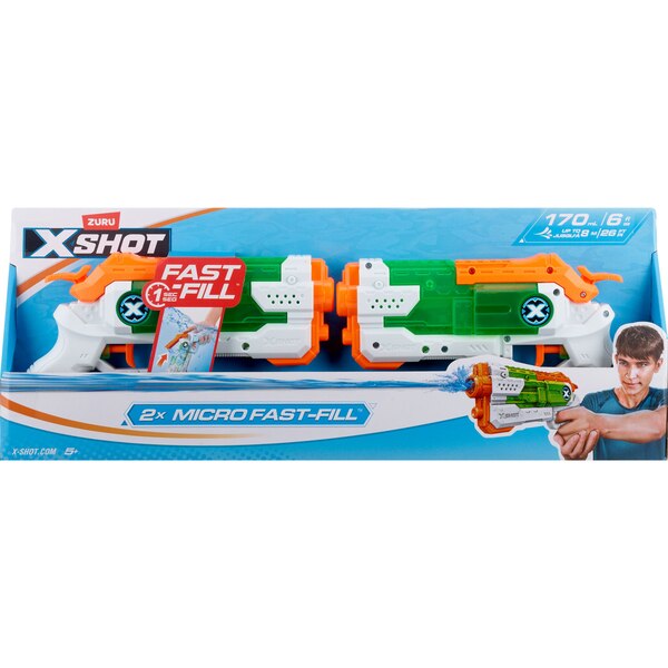 ZURU X-Shot Fast-Fill Micro Water Blaster Double Pack