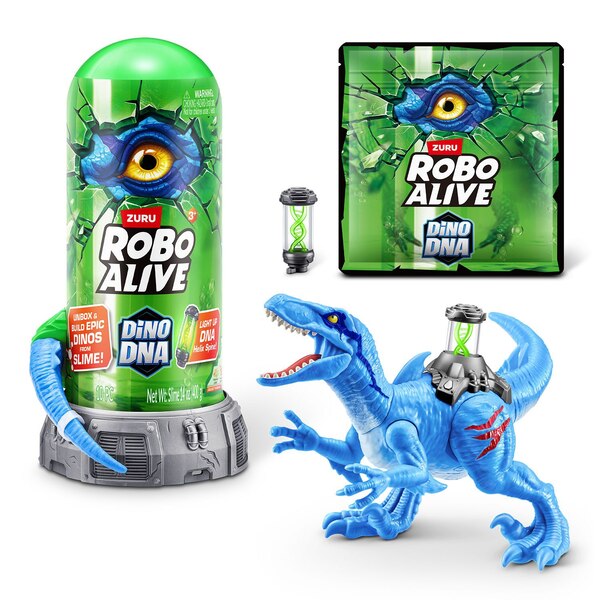 Zuru Robo Alive Dino DNA Light Up Helix Spine Series 1 Playset, Assorted Dinosaurs