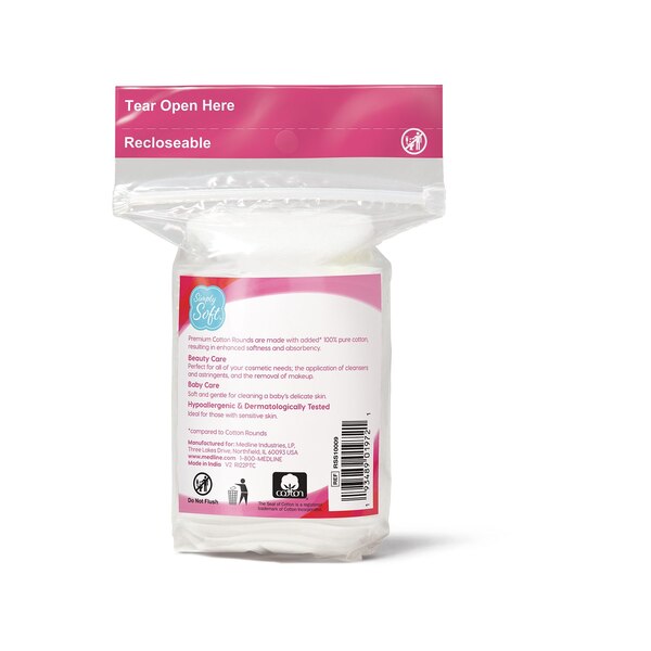 CVS Health Simply Soft Premium Cotton Rounds, 30 CT