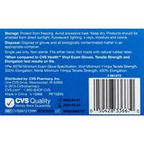 CVS Health Durable Nitrile Exam Disposable Gloves, One Size Fits Most, 120 CT, thumbnail image