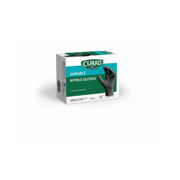 Curad, Durable OSFM Nitrile Exam Gloves, 40 CT