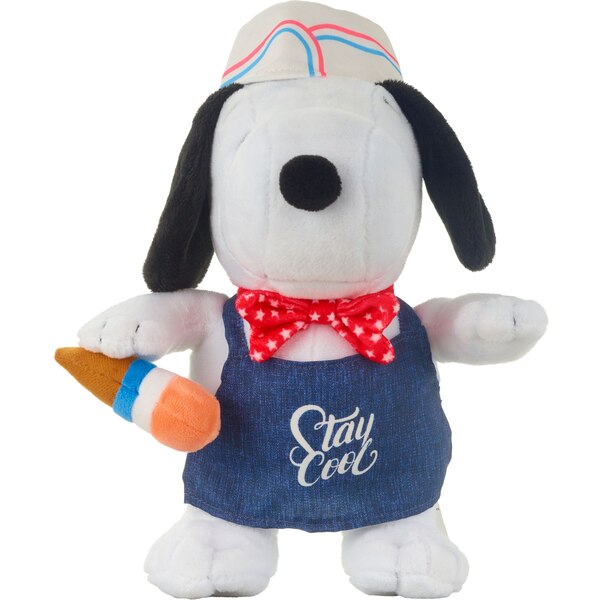 Peanuts Ice Cream Snoopy Plush, 11 in