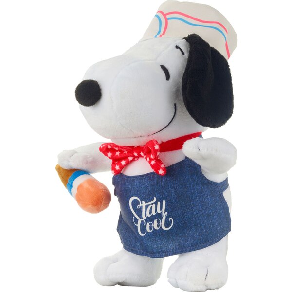 Peanuts Ice Cream Snoopy Plush, 11 in