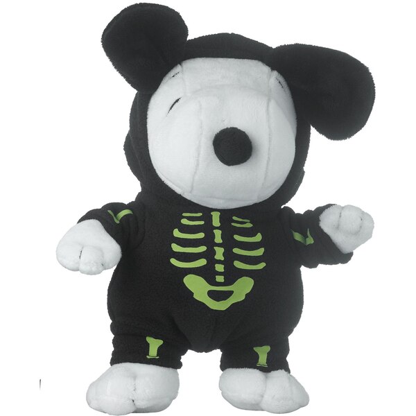 Peanuts Skeleton Snoopy Plush, 11 in