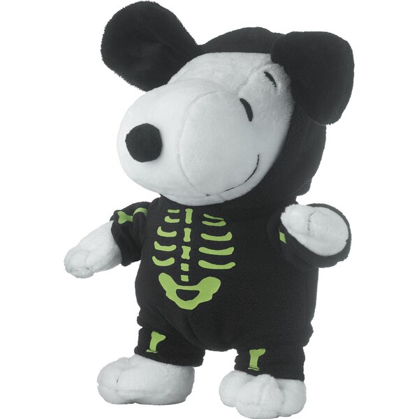 Peanuts Skeleton Snoopy Plush, 11 in