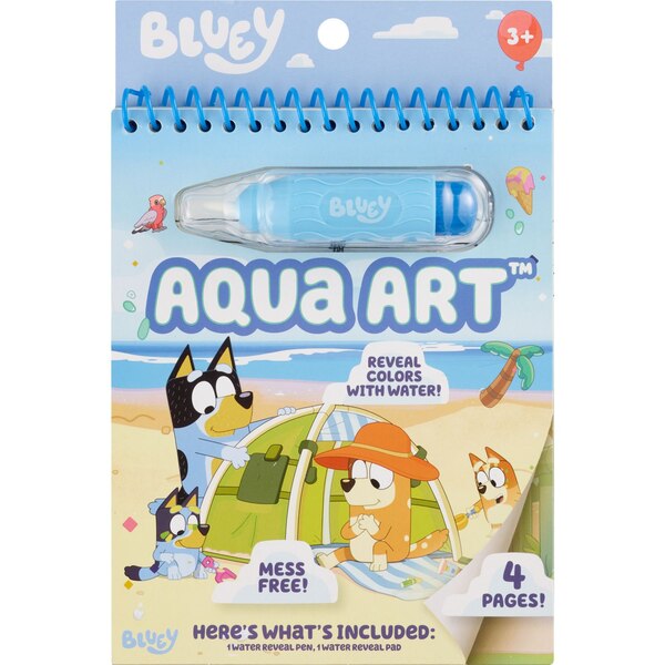 Bluey Aqua Art Activity Book & Pen Set