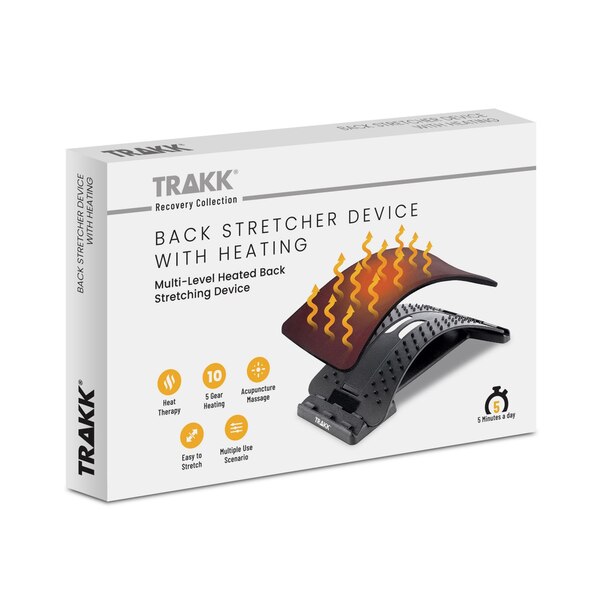 Trakk Back Stretcher & Relaxer Device With Heat