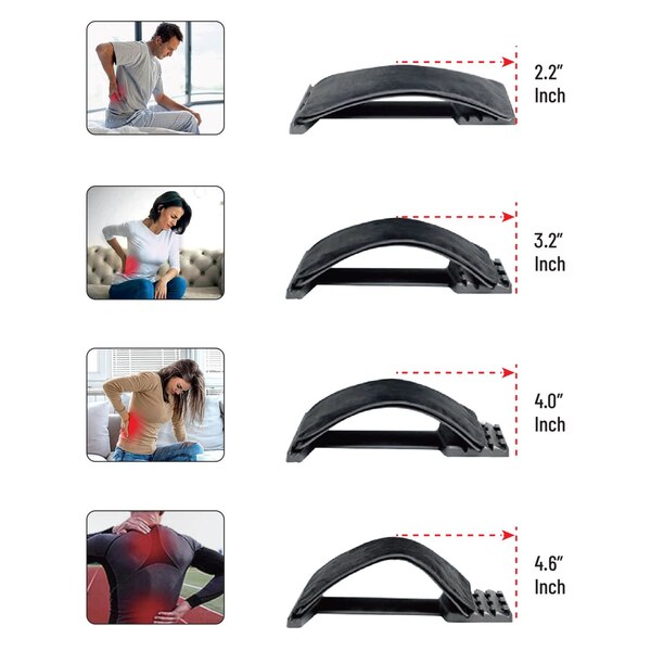 Trakk Back Stretcher & Relaxer Device With Heat