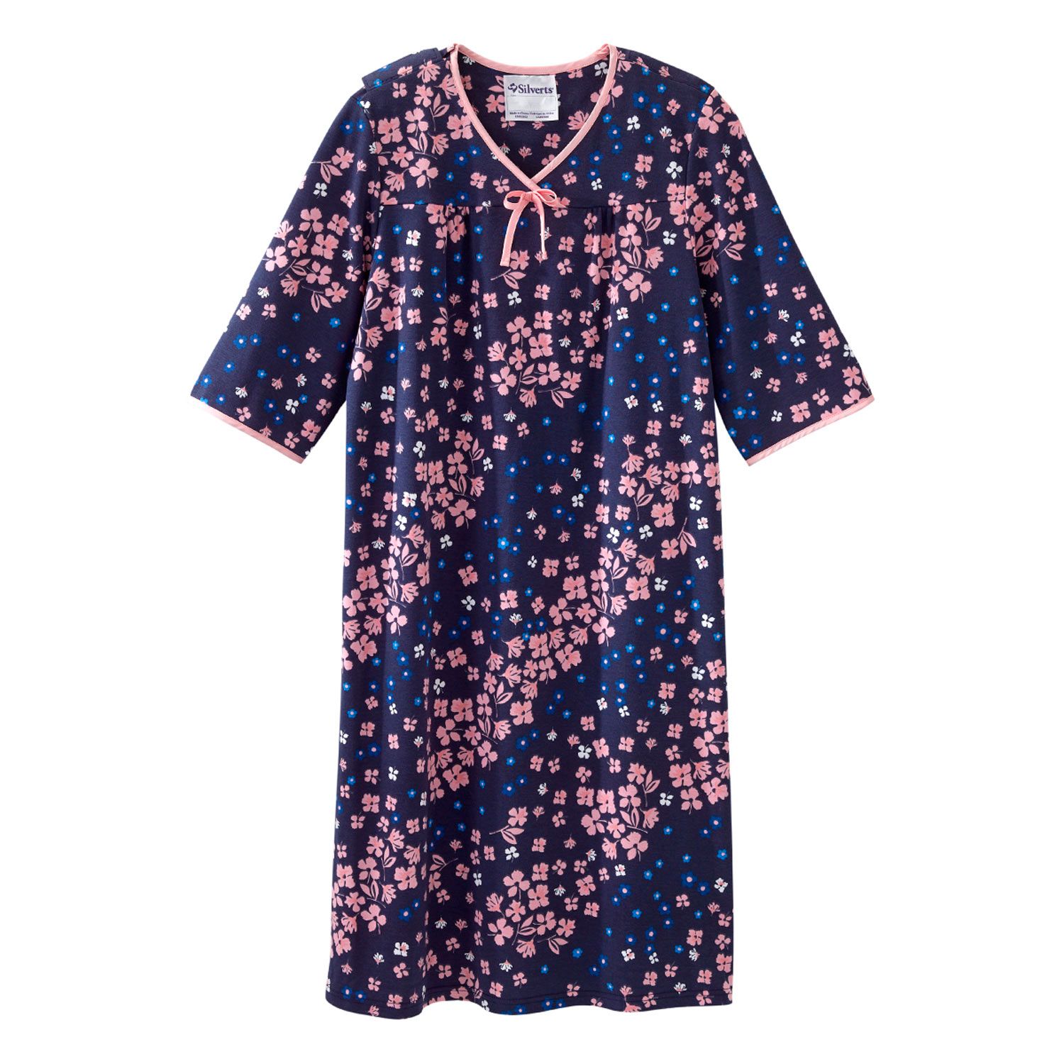 Silverts Women's Open Back Nightgown