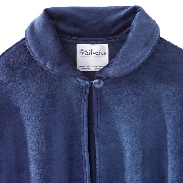 Silverts Bed Jacket /Short Cape, Navy, Size OS