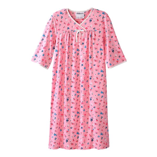 Silverts Women's Open Back Nightgown